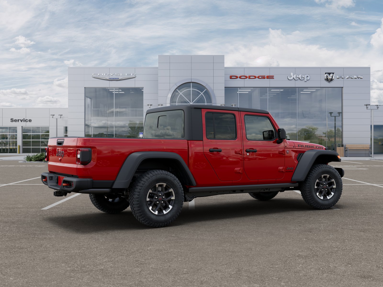 New 2025 Firecracker Red Clear-Coat Exterior Paint Jeep Rubicon image 28
