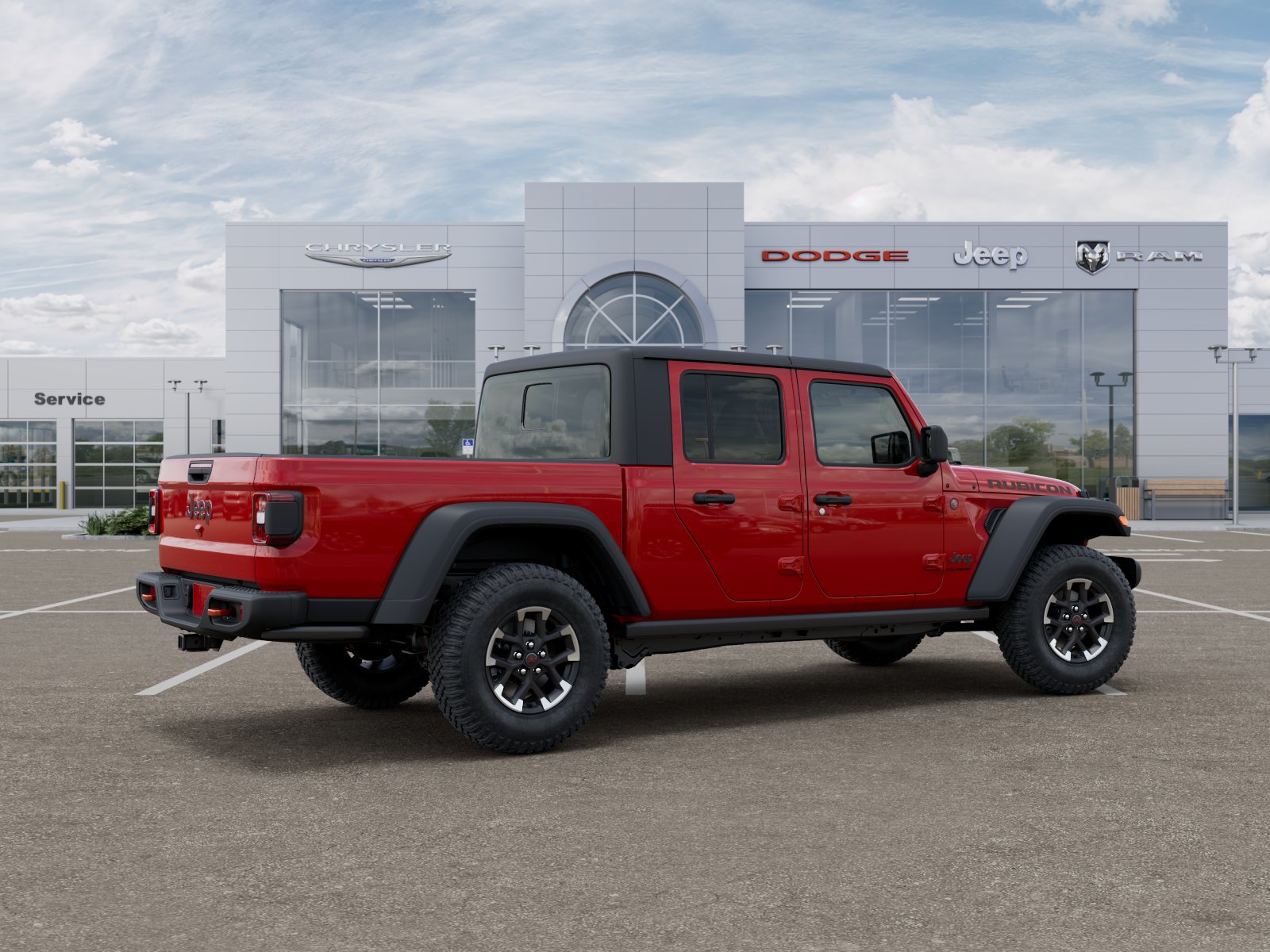 New 2025 Firecracker Red Clear-Coat Exterior Paint Jeep Rubicon image 28