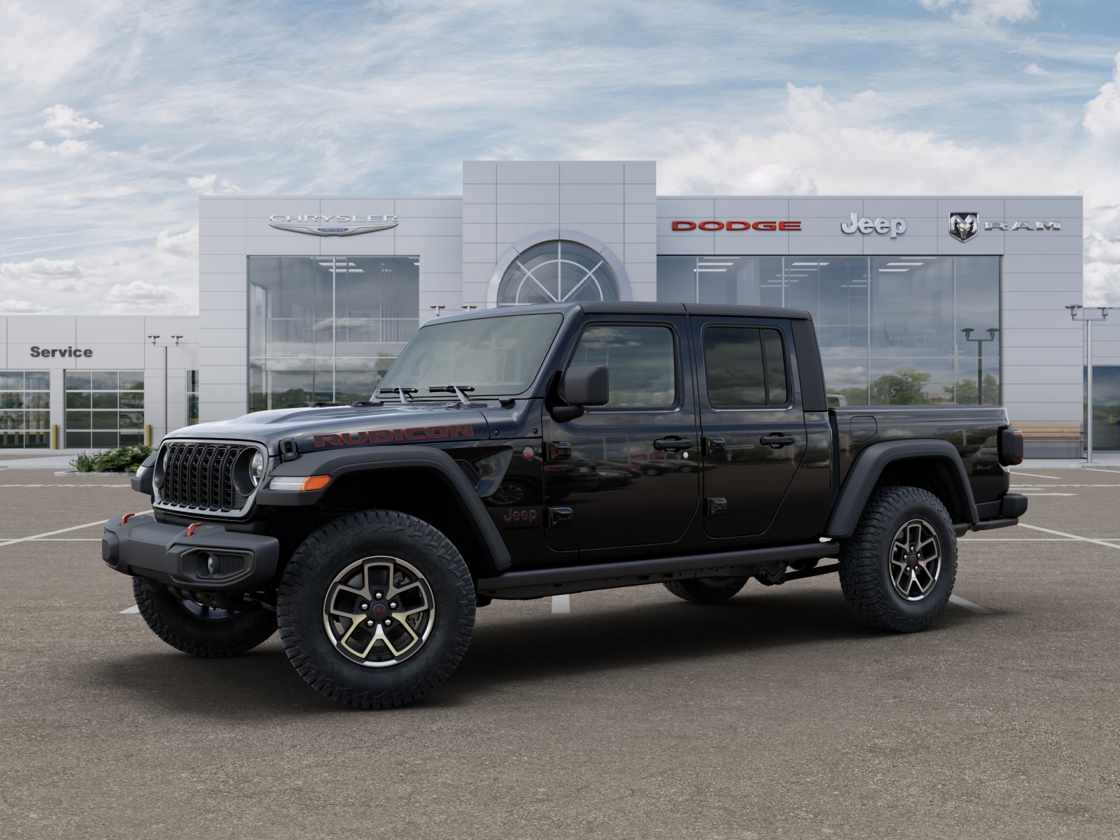 New 2025 Black Clear-Coat Exterior Paint Jeep Rubicon image 26
