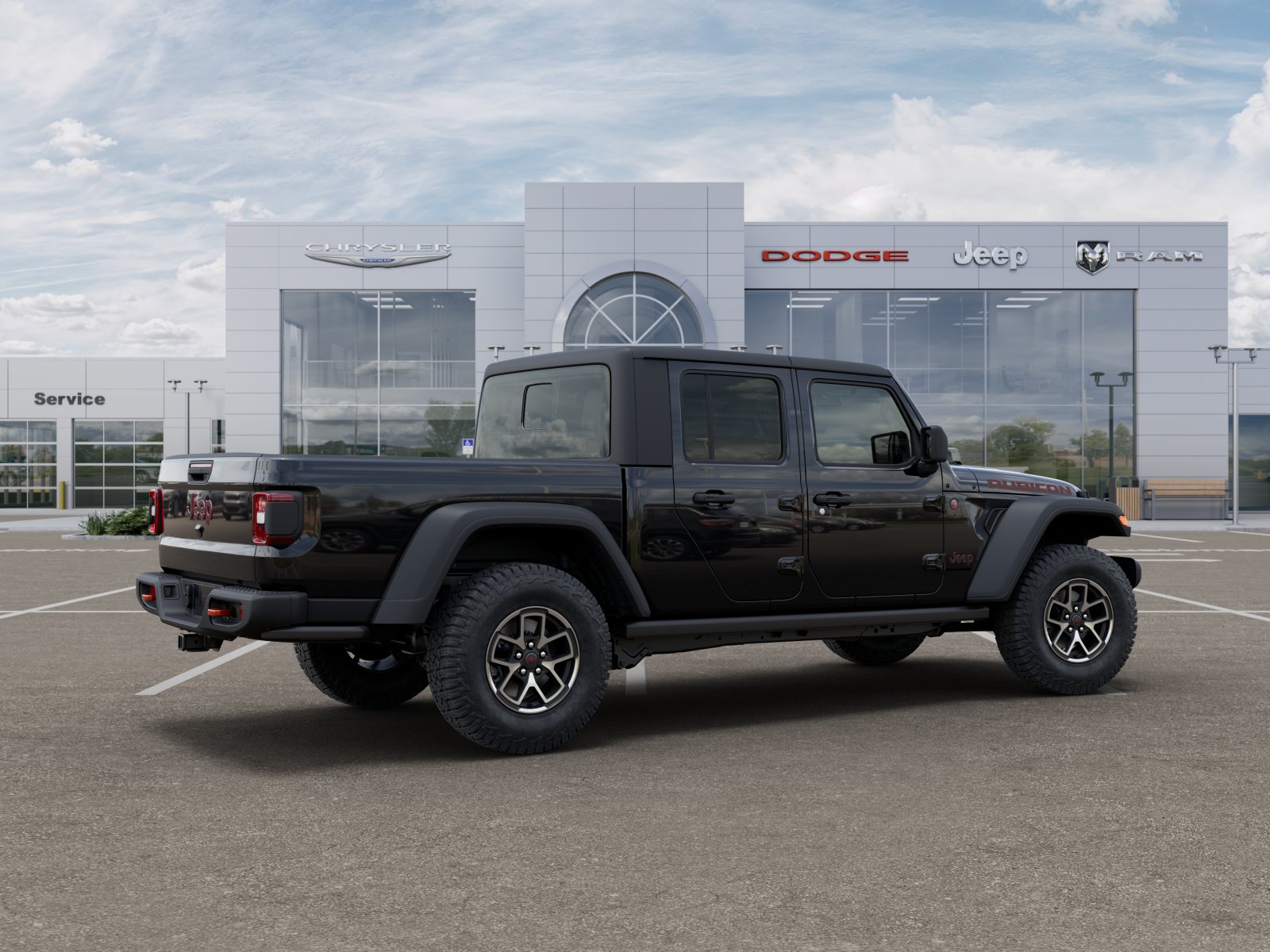 New 2025 Black Clear-Coat Exterior Paint Jeep Rubicon image 27