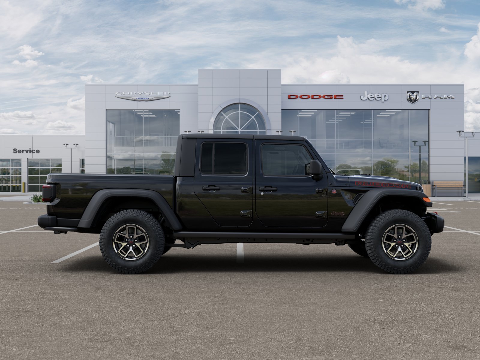 New 2025 Black Clear-Coat Exterior Paint Jeep Rubicon image 37