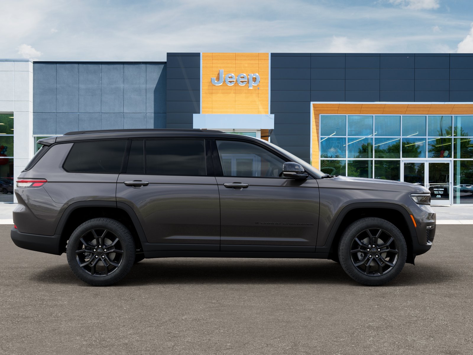 New 2025 Baltic Gray Metallic Clear-Coat Exterior Paint Jeep Limited image 47