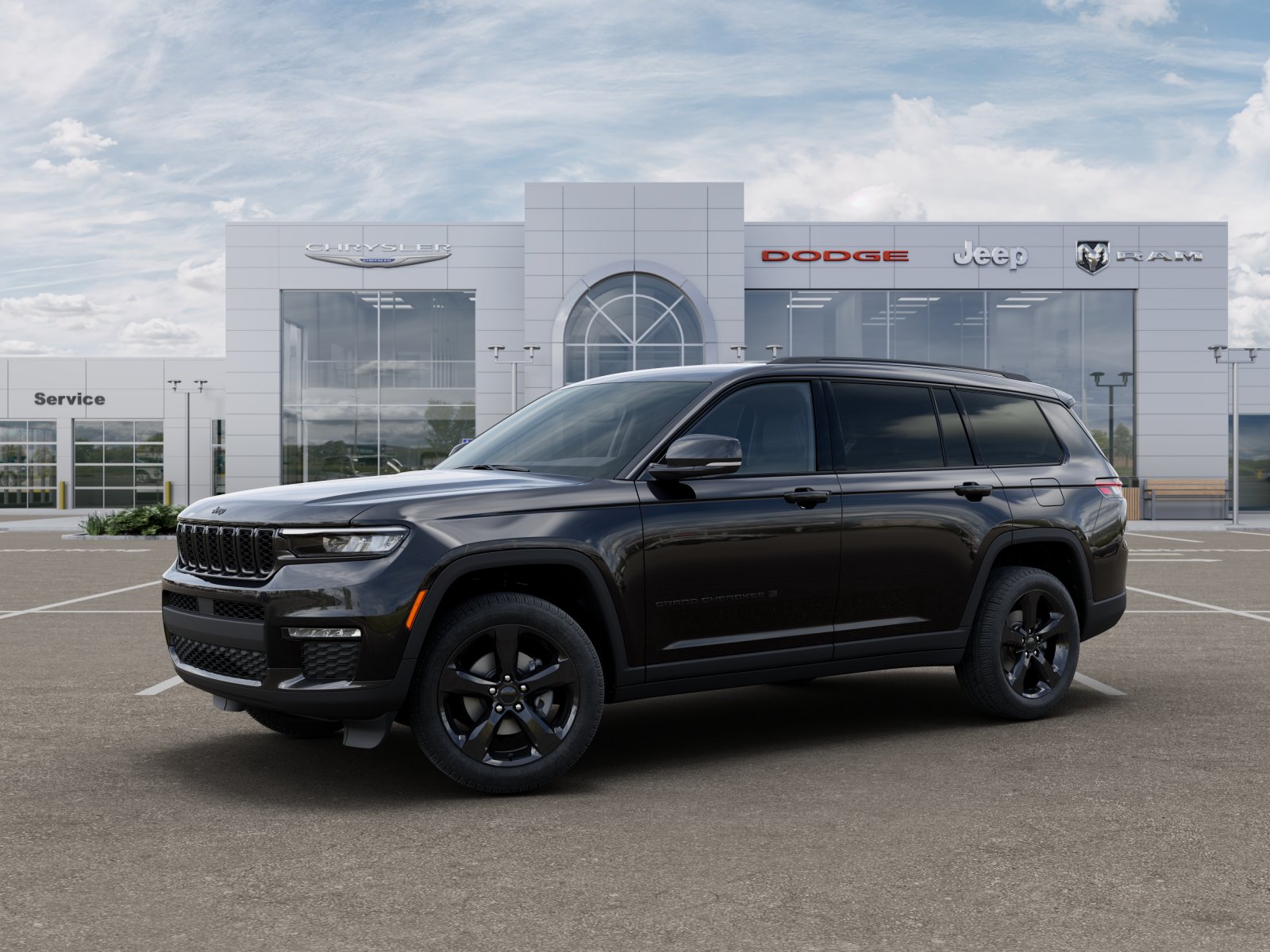 New 2025 Diamond Black Crystal Pearl-Coat Exterior Paint Jeep Limited image 33