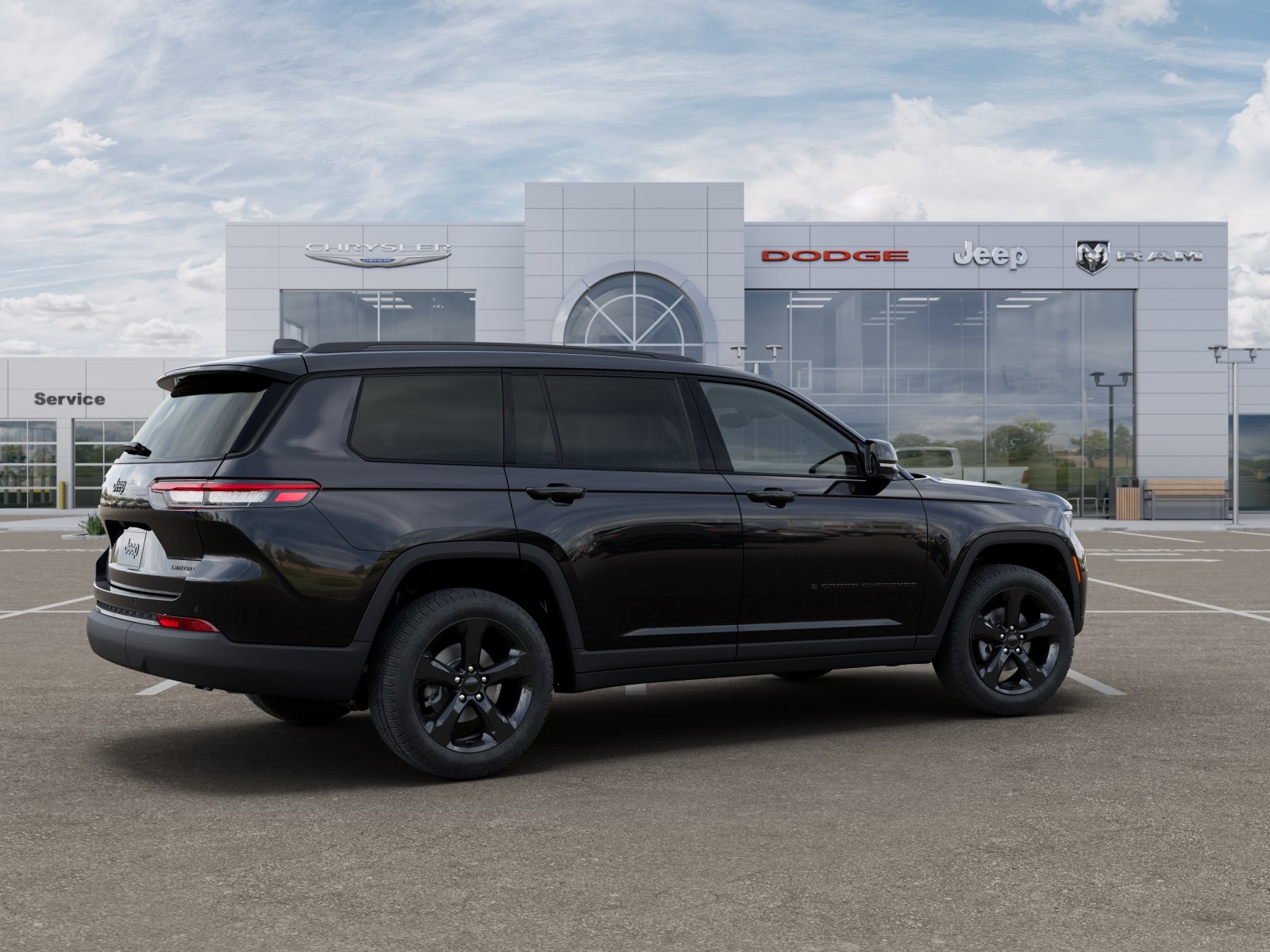 New 2025 Diamond Black Crystal Pearl-Coat Exterior Paint Jeep Limited image 34