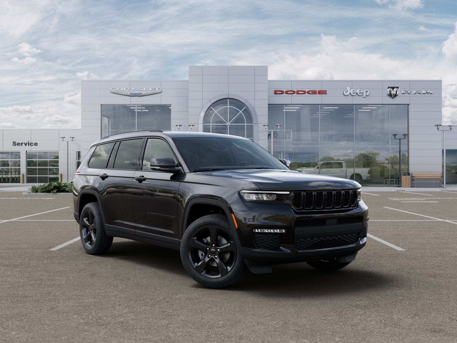 New 2025 Diamond Black Crystal Pearl-Coat Exterior Paint Jeep Limited image 35