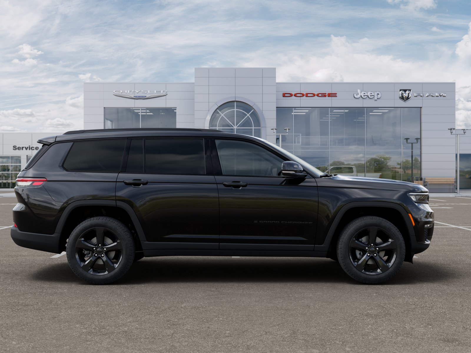 New 2025 Diamond Black Crystal Pearl-Coat Exterior Paint Jeep Limited image 44