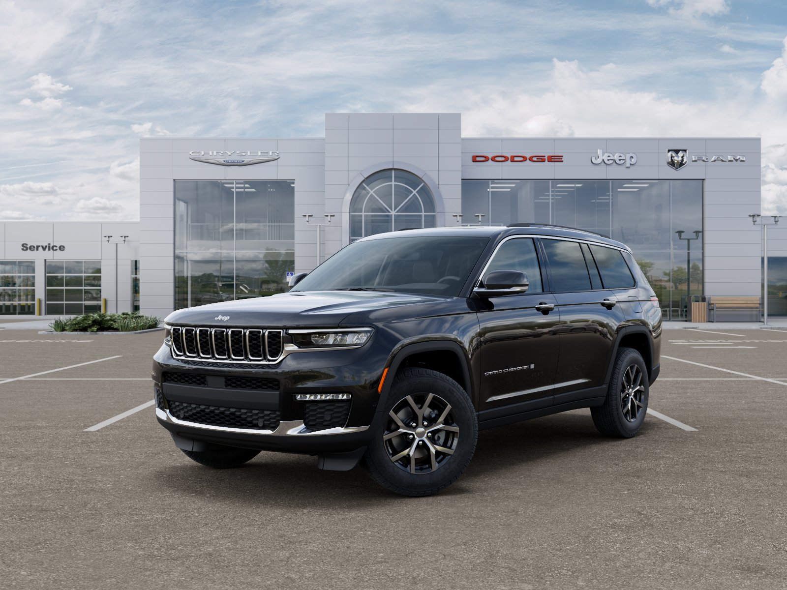 New 2025 Diamond Black Crystal Pearl-Coat Exterior Paint Jeep Limited image 47