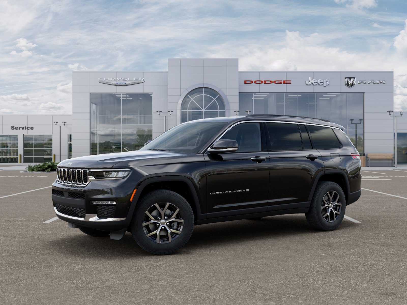 New 2025 Diamond Black Crystal Pearl-Coat Exterior Paint Jeep Limited image 46