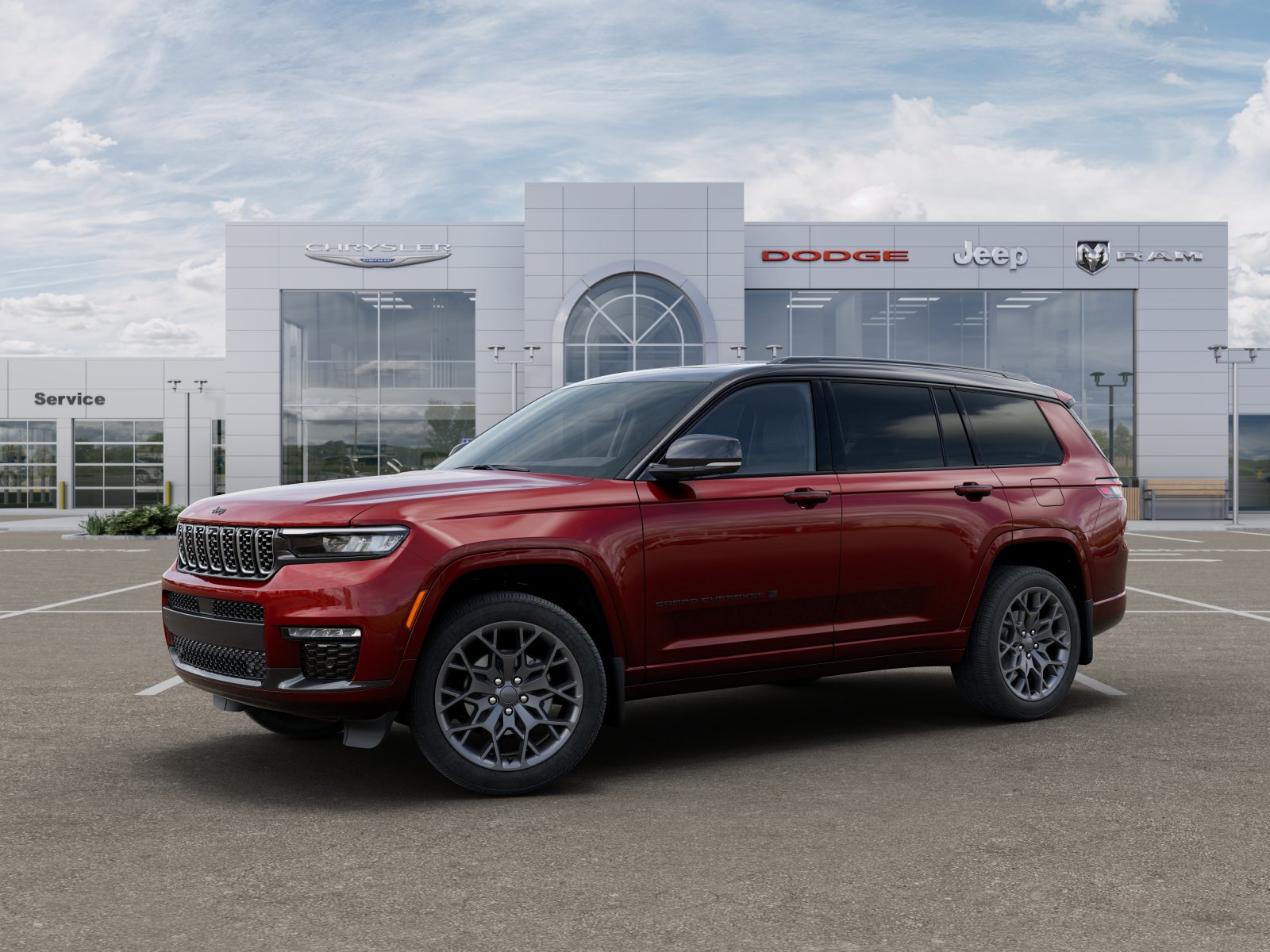 New 2025 Velvet Red Pearl-Coat Exterior Paint Jeep Summit image 30