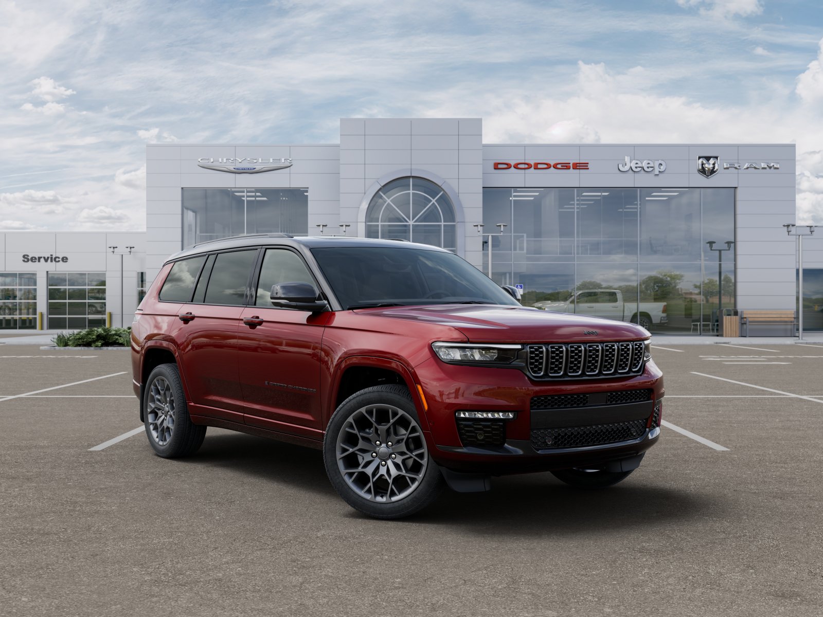 New 2025 Velvet Red Pearl-Coat Exterior Paint Jeep Summit image 32