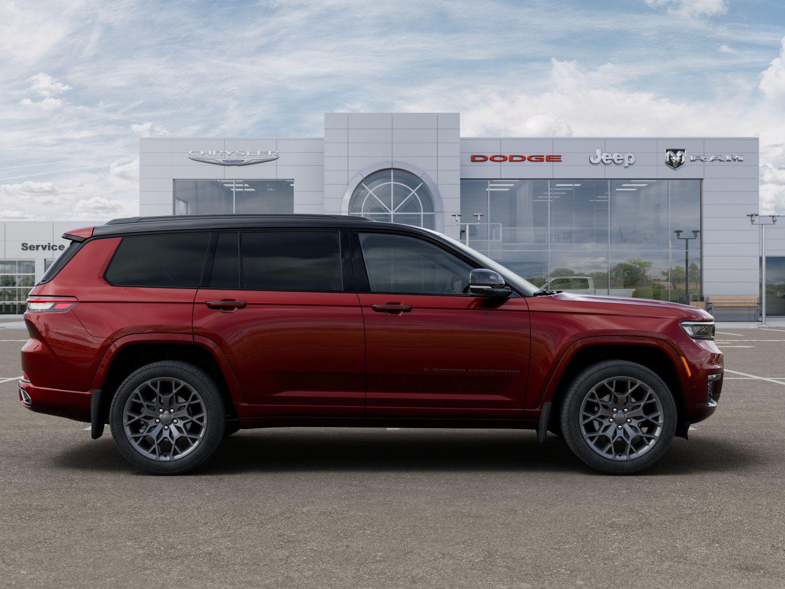 New 2025 Velvet Red Pearl-Coat Exterior Paint Jeep Summit image 41