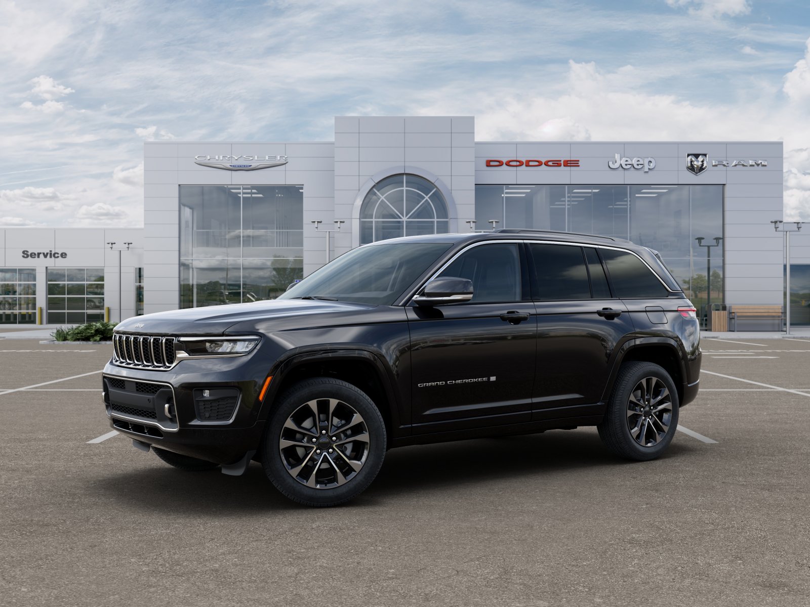 New 2025 Diamond Black Crystal Pearl-Coat Exterior Paint Jeep Overland image 31