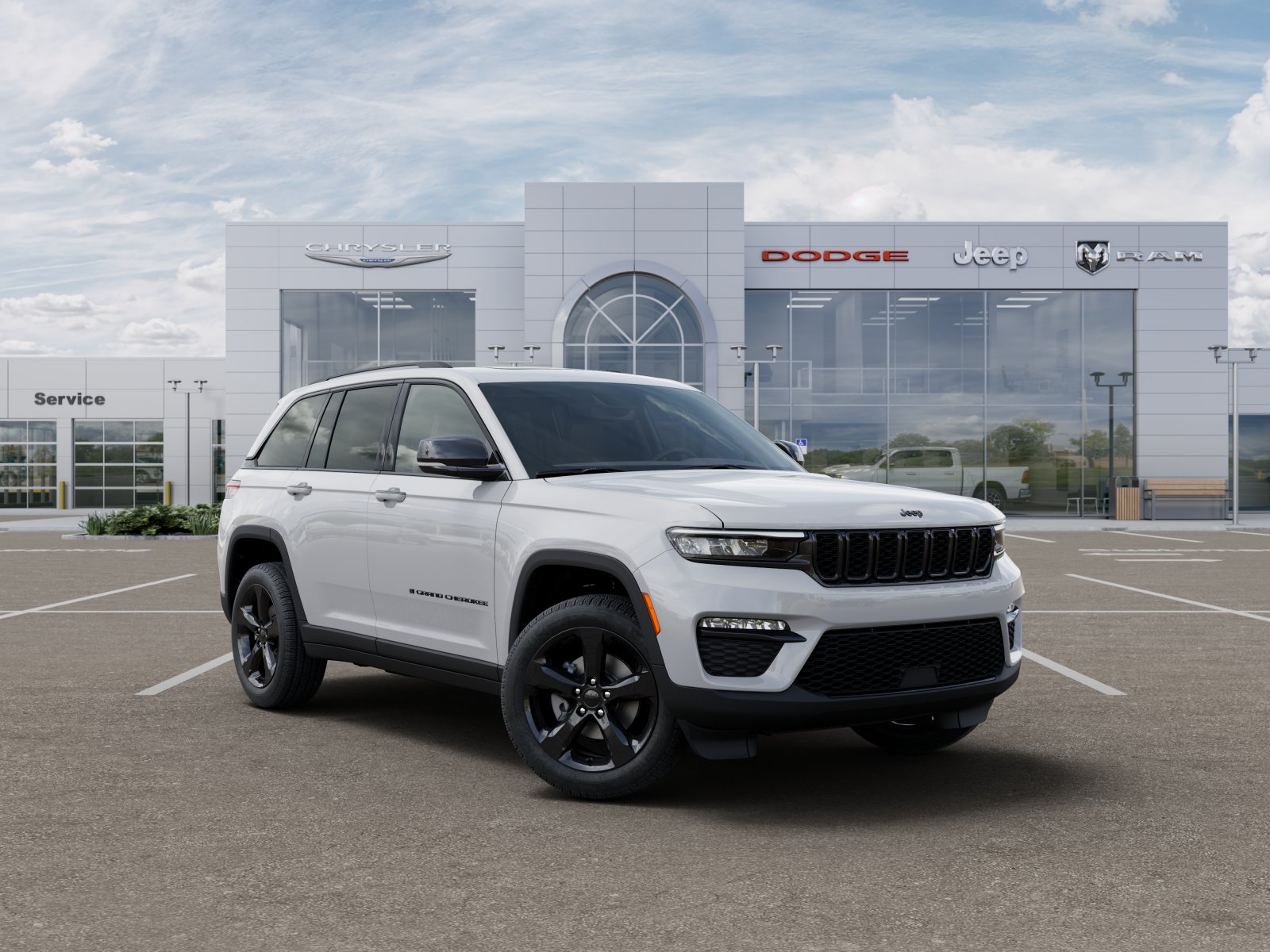 New 2025 Bright White Clear-Coat Exterior Paint Jeep Limited image 33