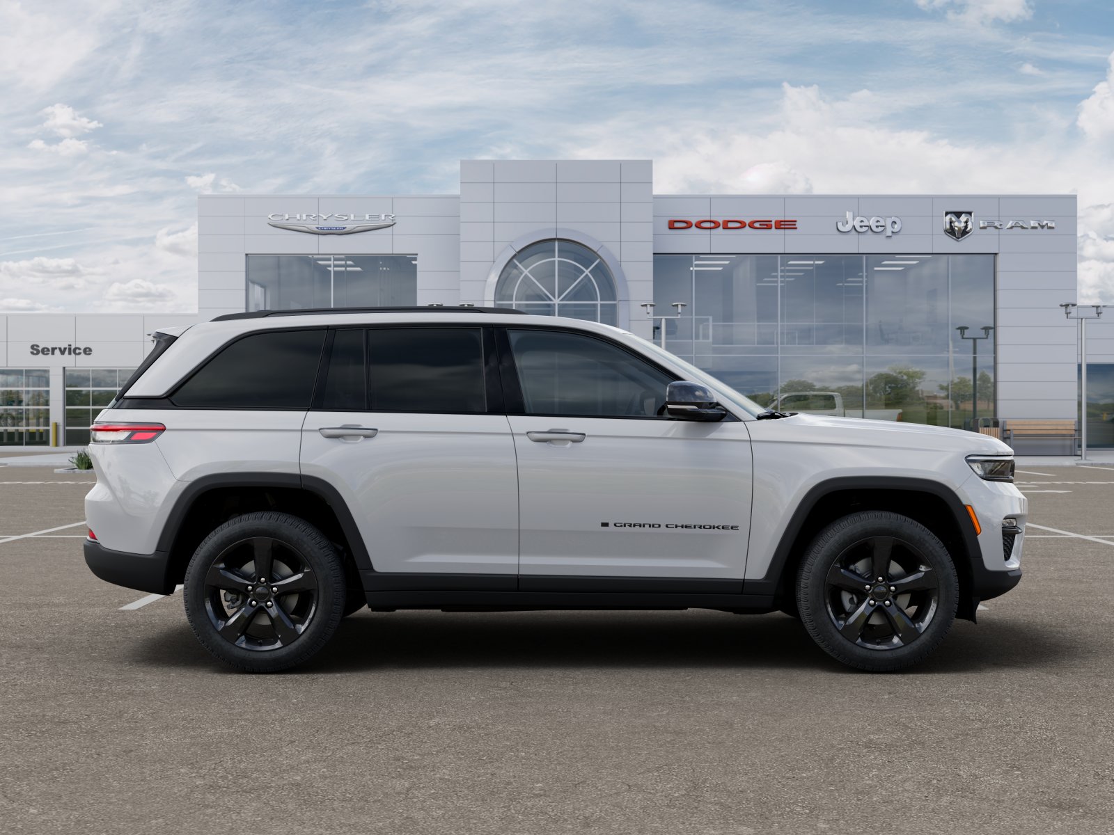 New 2025 Bright White Clear-Coat Exterior Paint Jeep Limited image 42