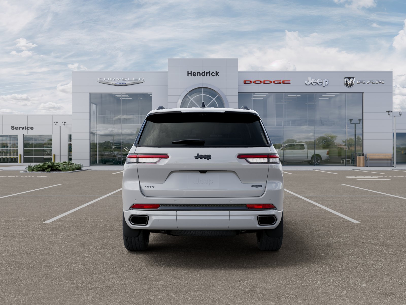 New 2025 Bright White Clear-Coat Exterior Paint Jeep Summit image 7