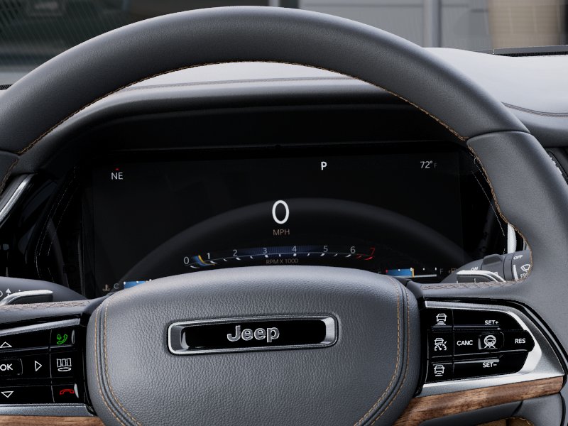 New 2025 Bright White Clear-Coat Exterior Paint Jeep Summit image 17