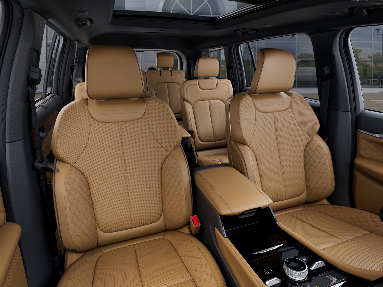 New 2025 Bright White Clear-Coat Exterior Paint Jeep Summit image 16