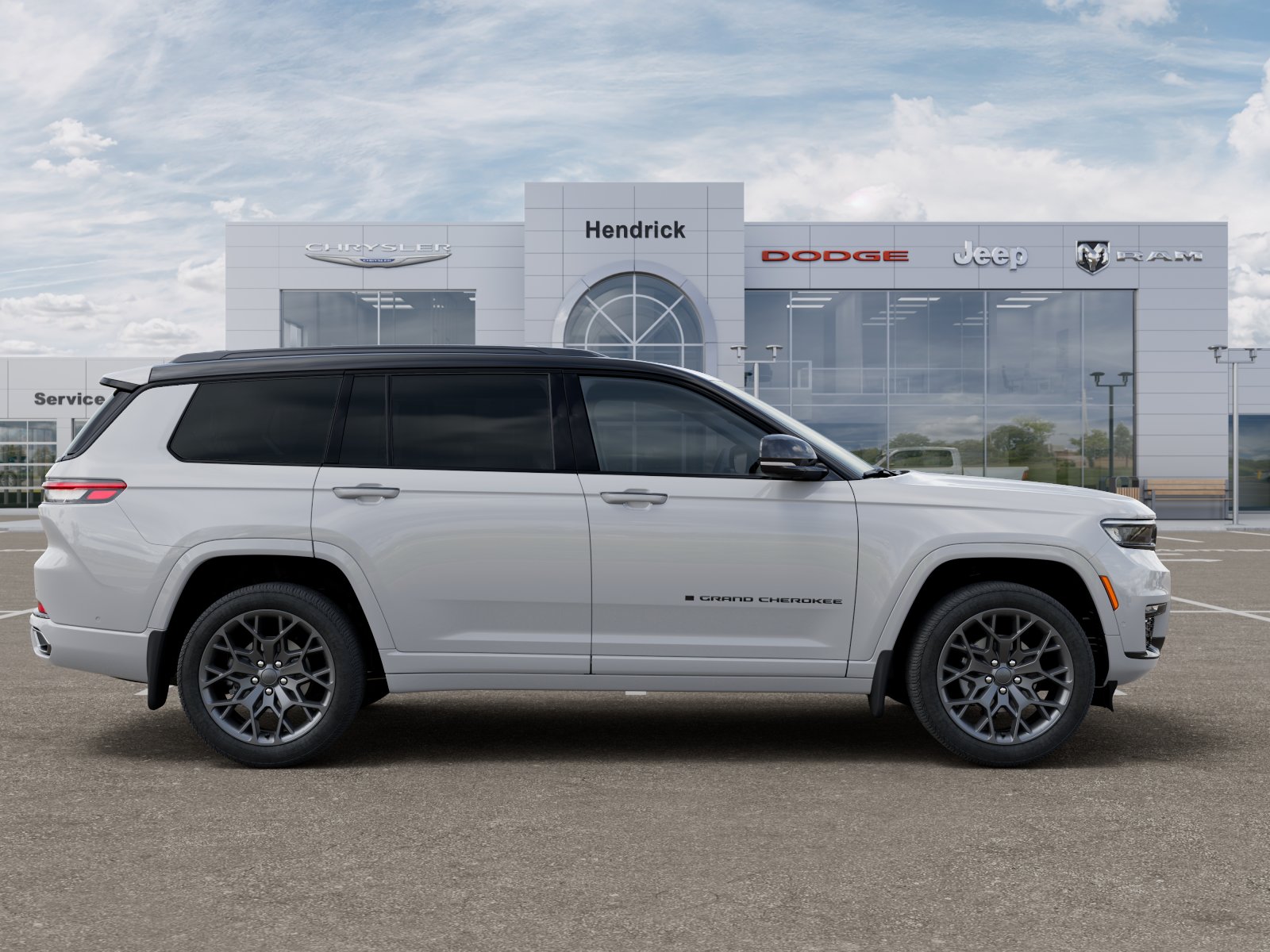 New 2025 Bright White Clear-Coat Exterior Paint Jeep Summit image 21
