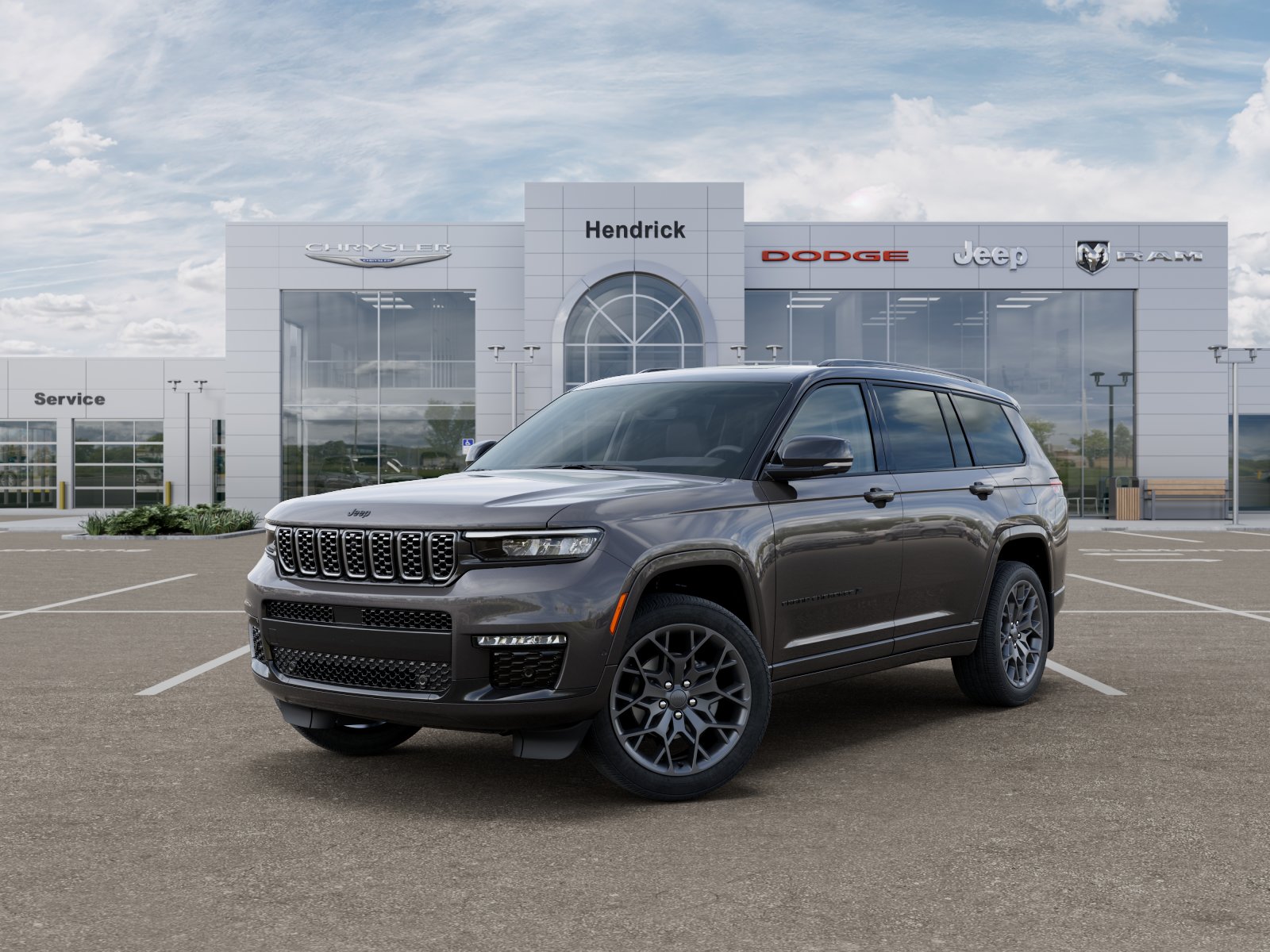 New 2025 Baltic Gray Metallic Clear-Coat Exterior Paint Jeep Summit Reserve image 33