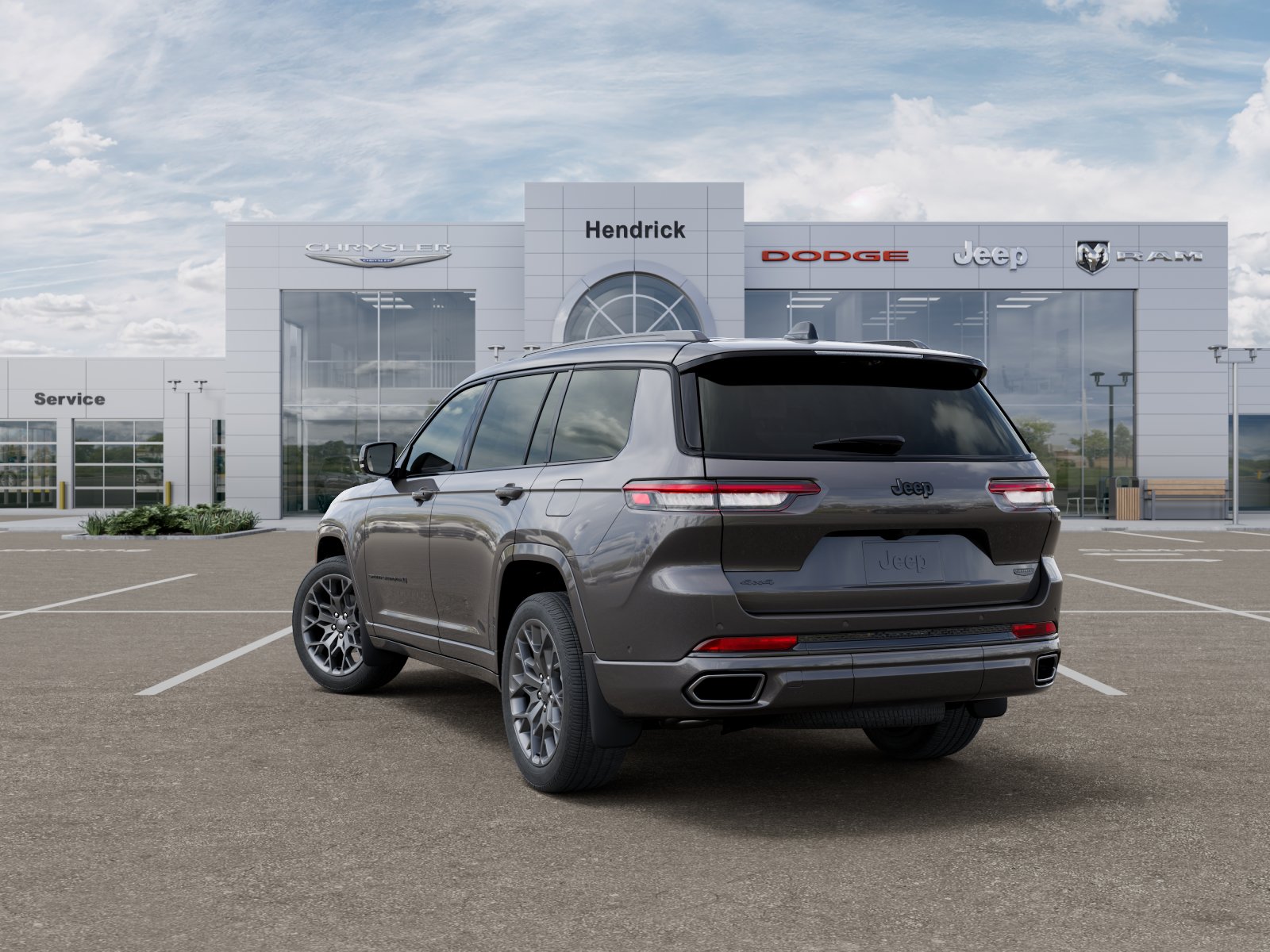 New 2025 Baltic Gray Metallic Clear-Coat Exterior Paint Jeep Summit Reserve image 35