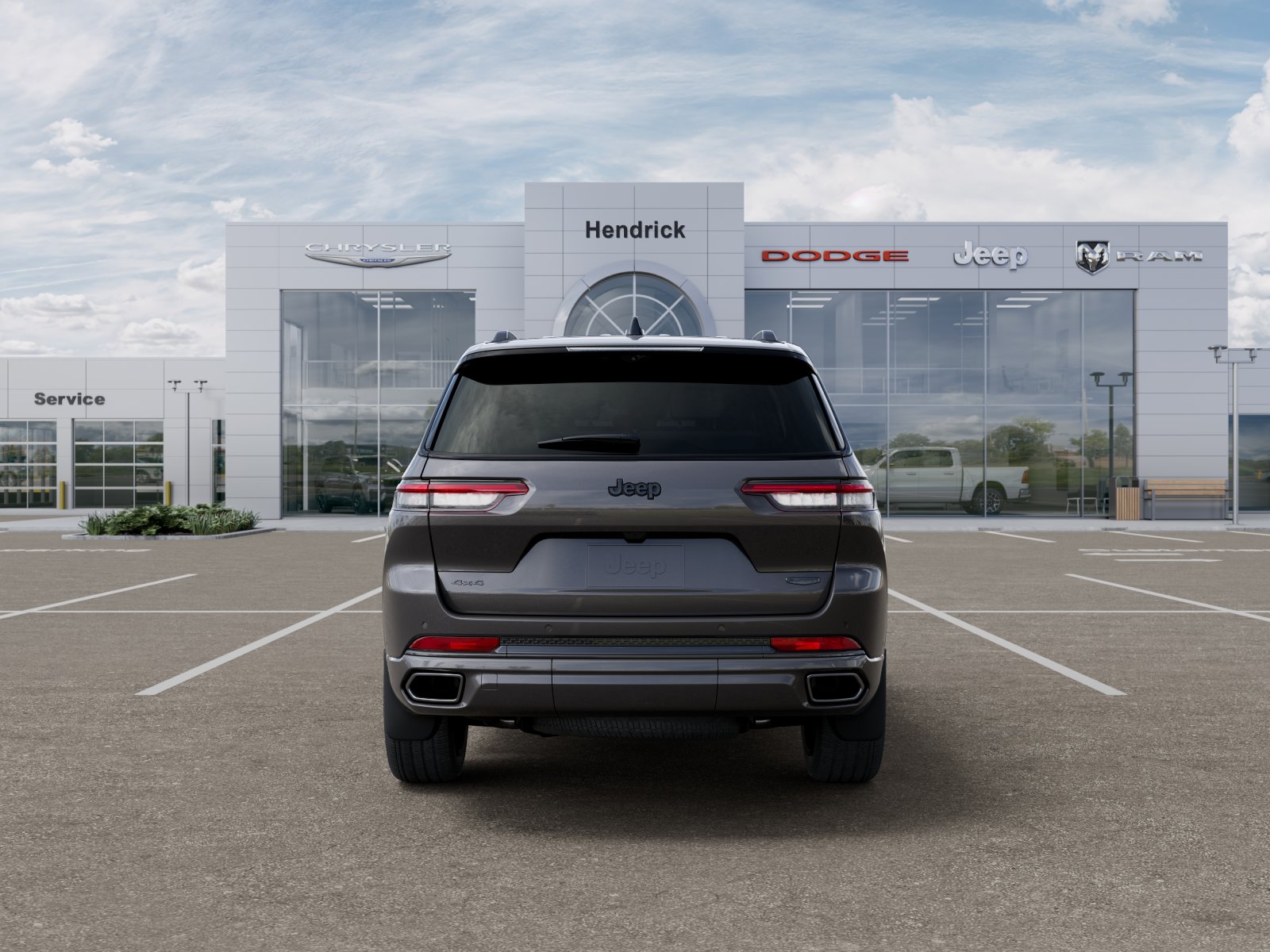 New 2025 Baltic Gray Metallic Clear-Coat Exterior Paint Jeep Summit Reserve image 38