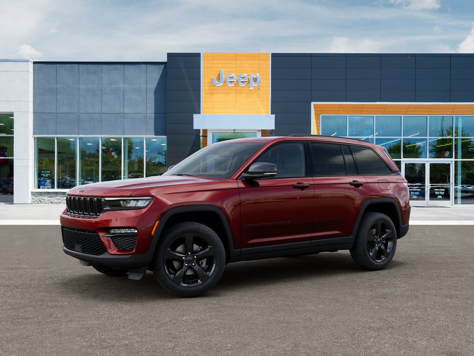New 2025 Velvet Red Pearl-Coat Exterior Paint Jeep Limited image 28
