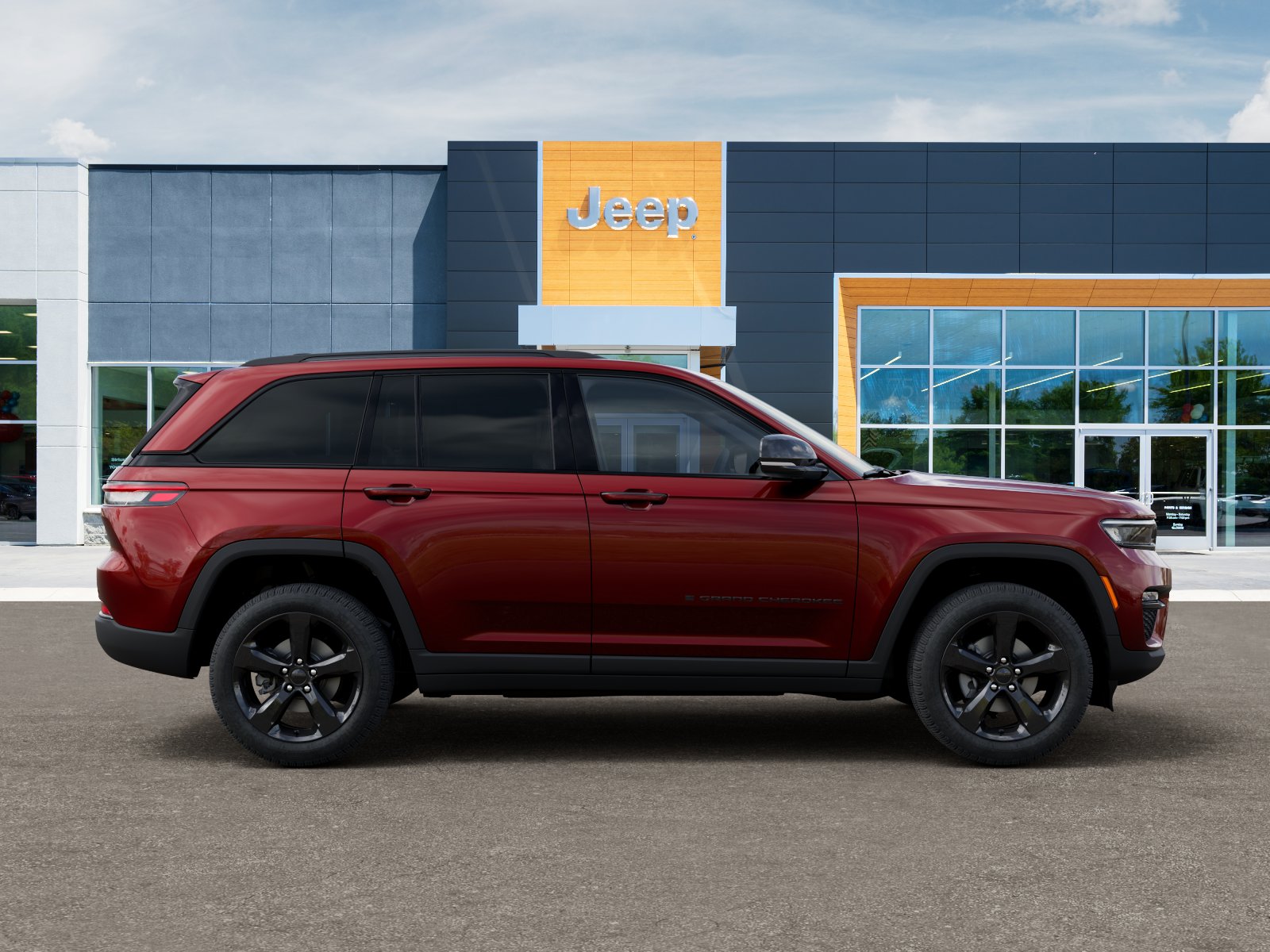 New 2025 Velvet Red Pearl-Coat Exterior Paint Jeep Limited image 47