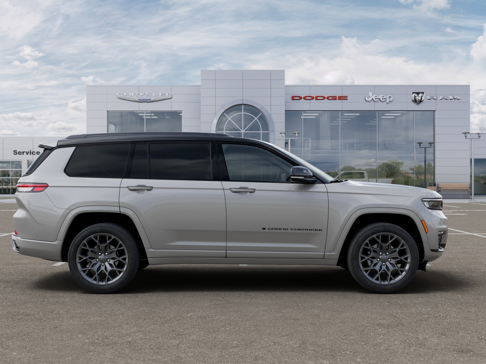 New 2025 Silver Zynith Exterior Paint Jeep Summit Reserve image 44