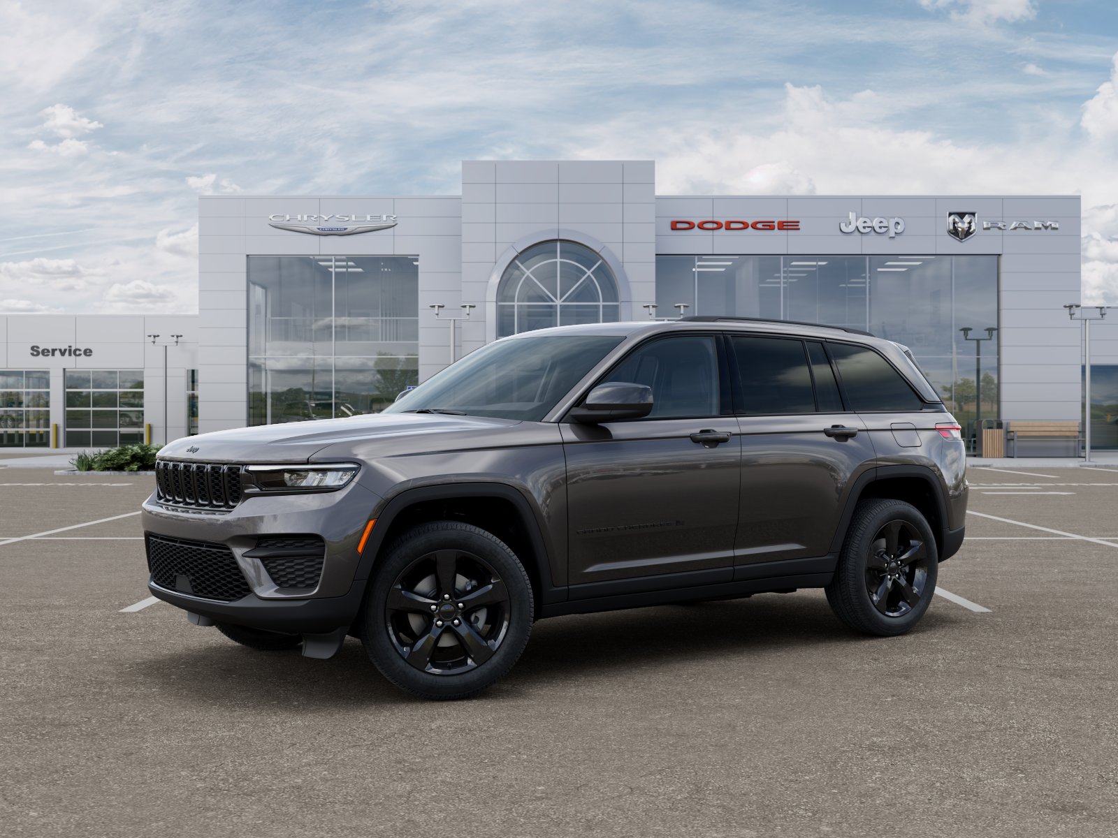 New 2025 Baltic Gray Metallic Clear-Coat Exterior Paint Jeep Laredo image 24