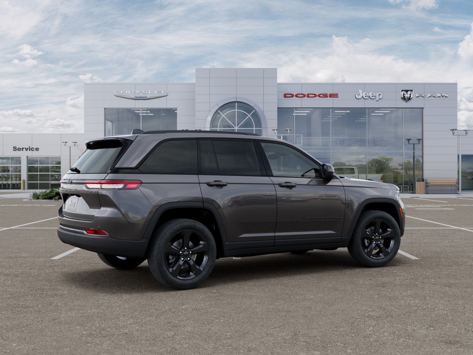 New 2025 Baltic Gray Metallic Clear-Coat Exterior Paint Jeep Laredo image 25