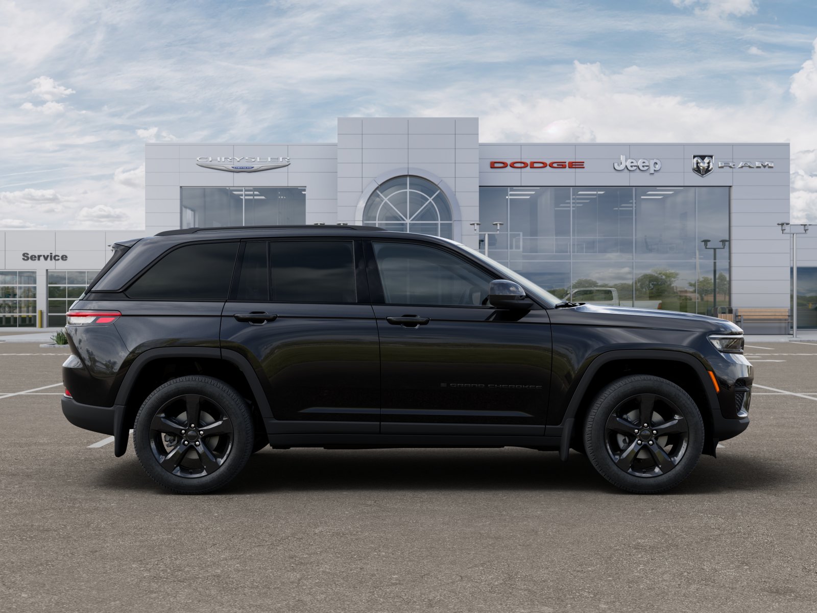 New 2025 Diamond Black Crystal Pearl-Coat Exterior Paint Jeep Altitude X image 39