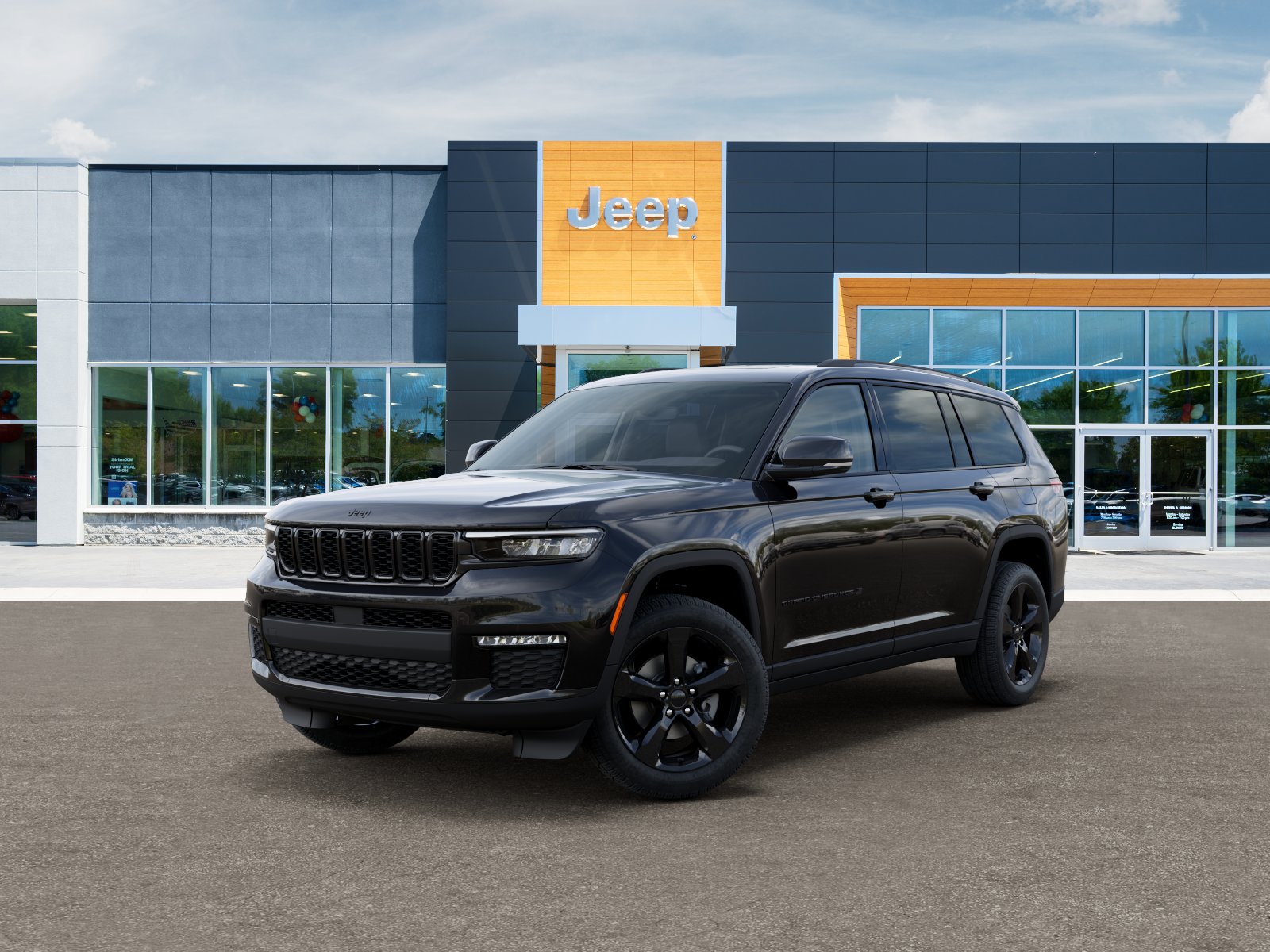 New 2025 Diamond Black Crystal Pearl-Coat Exterior Paint Jeep Limited image 27
