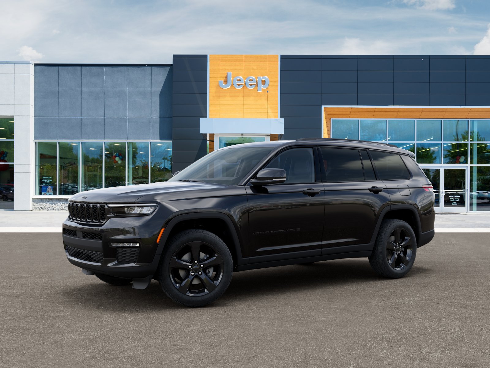 New 2025 Diamond Black Crystal Pearl-Coat Exterior Paint Jeep Limited image 28