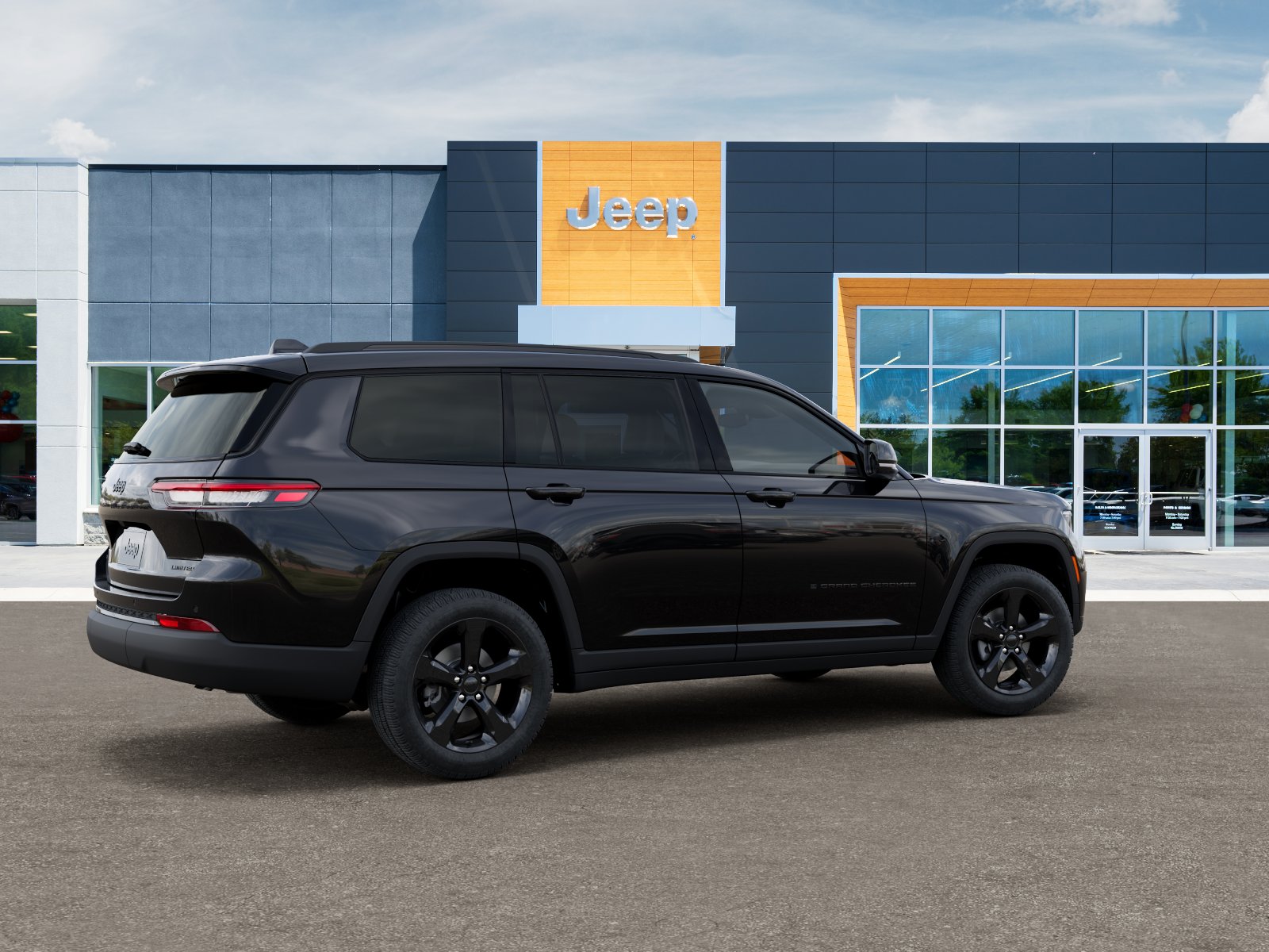 New 2025 Diamond Black Crystal Pearl-Coat Exterior Paint Jeep Limited image 30