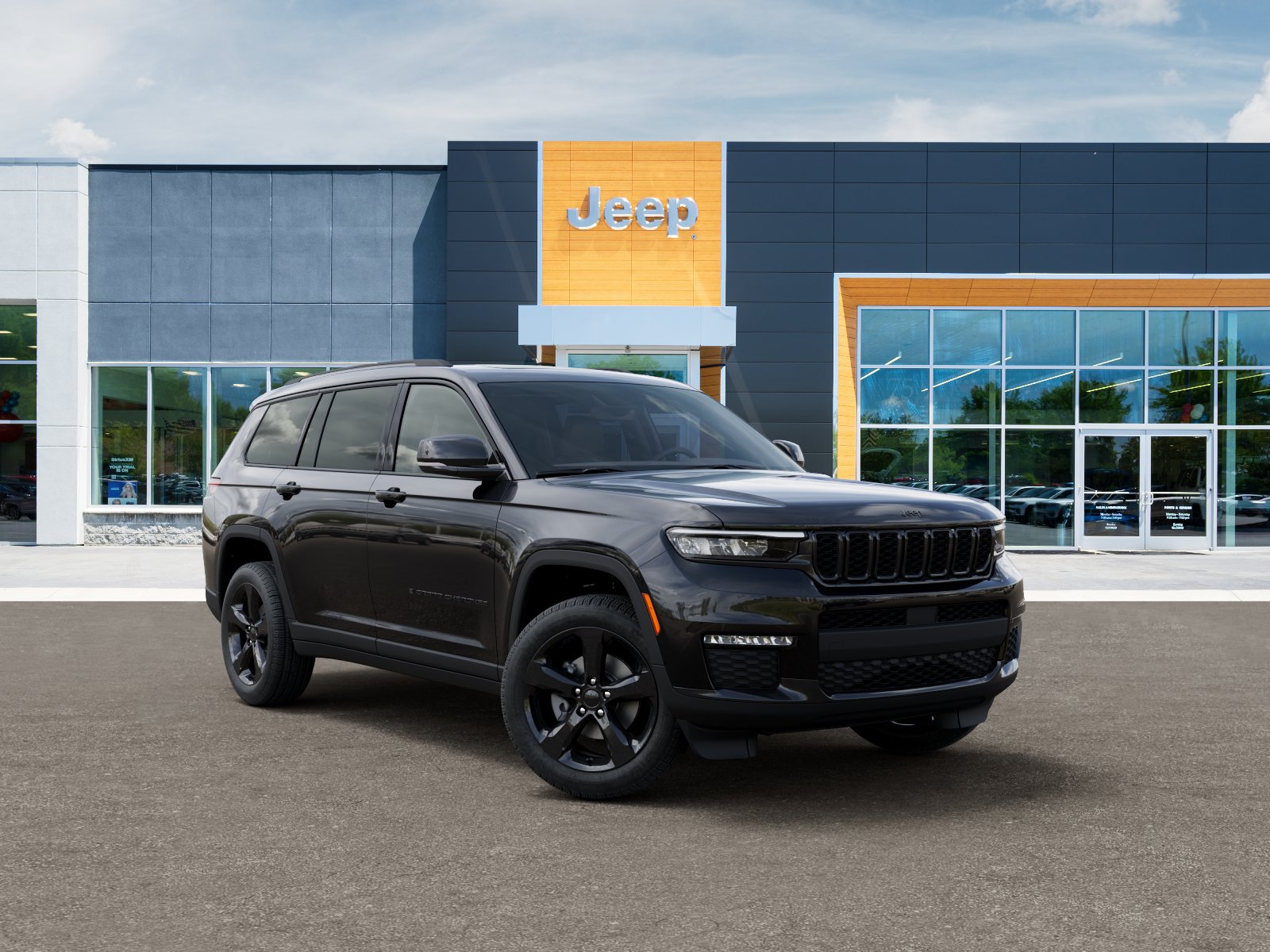 New 2025 Diamond Black Crystal Pearl-Coat Exterior Paint Jeep Limited image 31