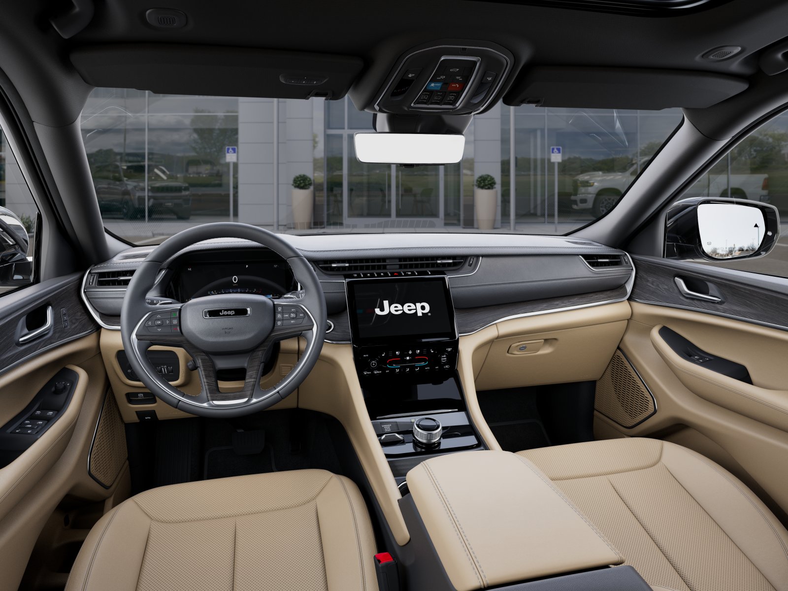 New 2025 Diamond Black Crystal Pearl-Coat Exterior Paint Jeep Limited image 38