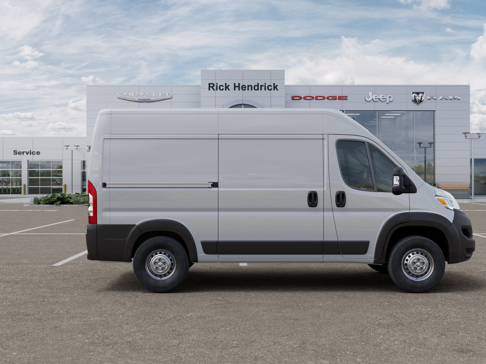 New 2025 Bright White Clear-Coat Exterior Paint RAM Tradesman image 58
