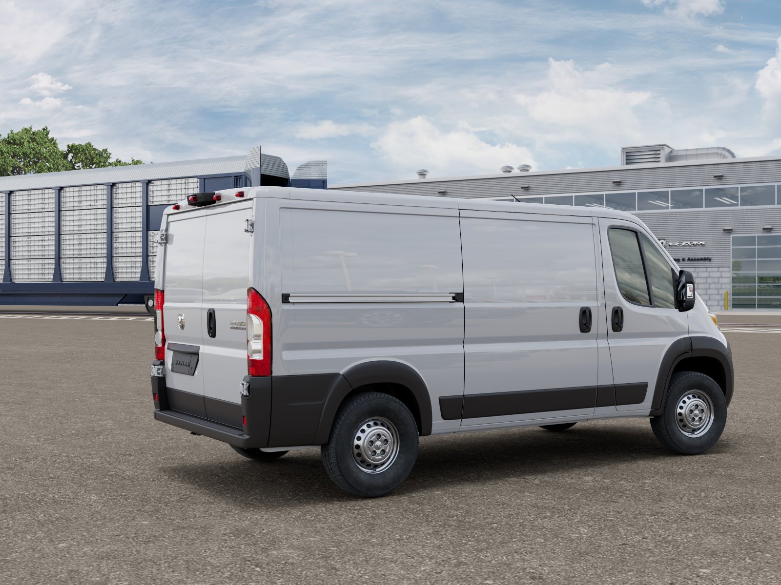 New 2025 Bright White Clearcoat RAM TRADESMAN image 50