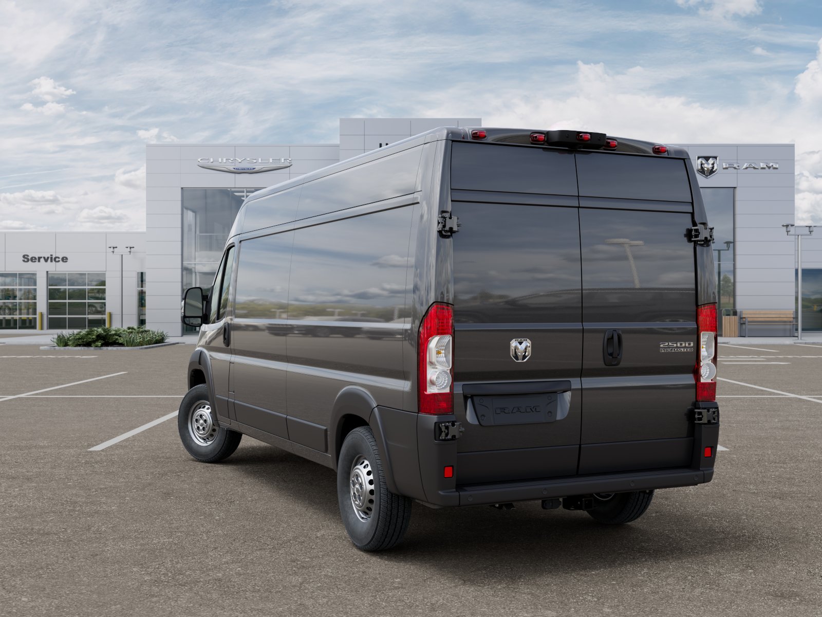 New 2025 Granite Crystal Metallic Clear-Coat Exterior Paint RAM Tradesman image 40