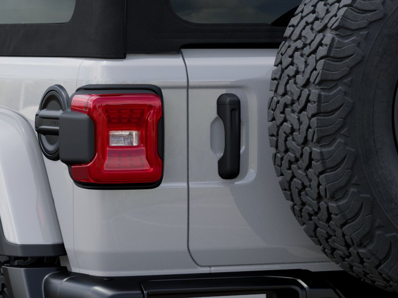 New 2025 Bright White Clear-Coat Exterior Paint Jeep Rubicon X image 43