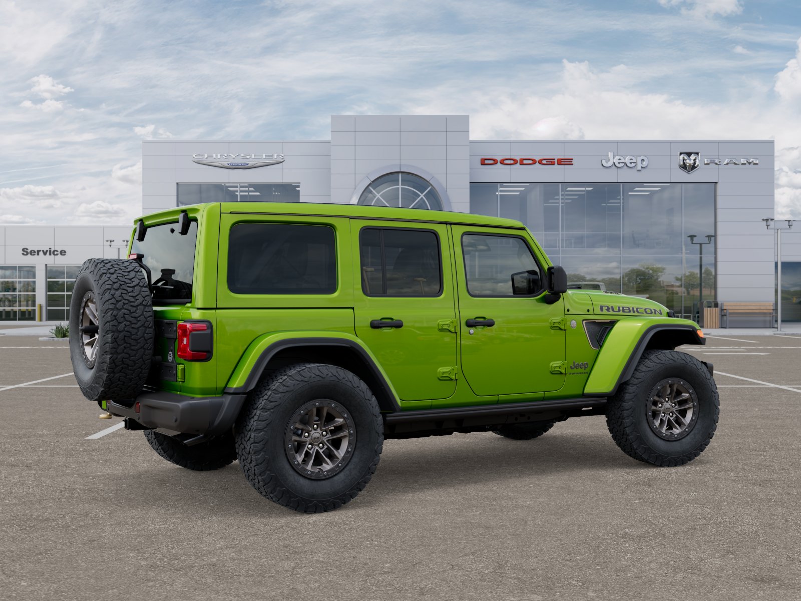 New 2025 Mojito Clear-Coat Exterior Paint Jeep Rubicon 392 Final Edition image 17