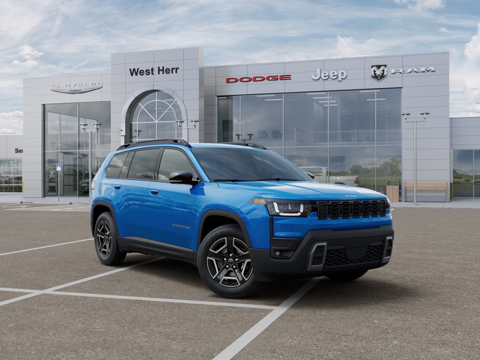 New 2026 Hydro Blue Pearl-Coat Exterior Paint Jeep CHEROKEE LIMITED 4X4 image 105