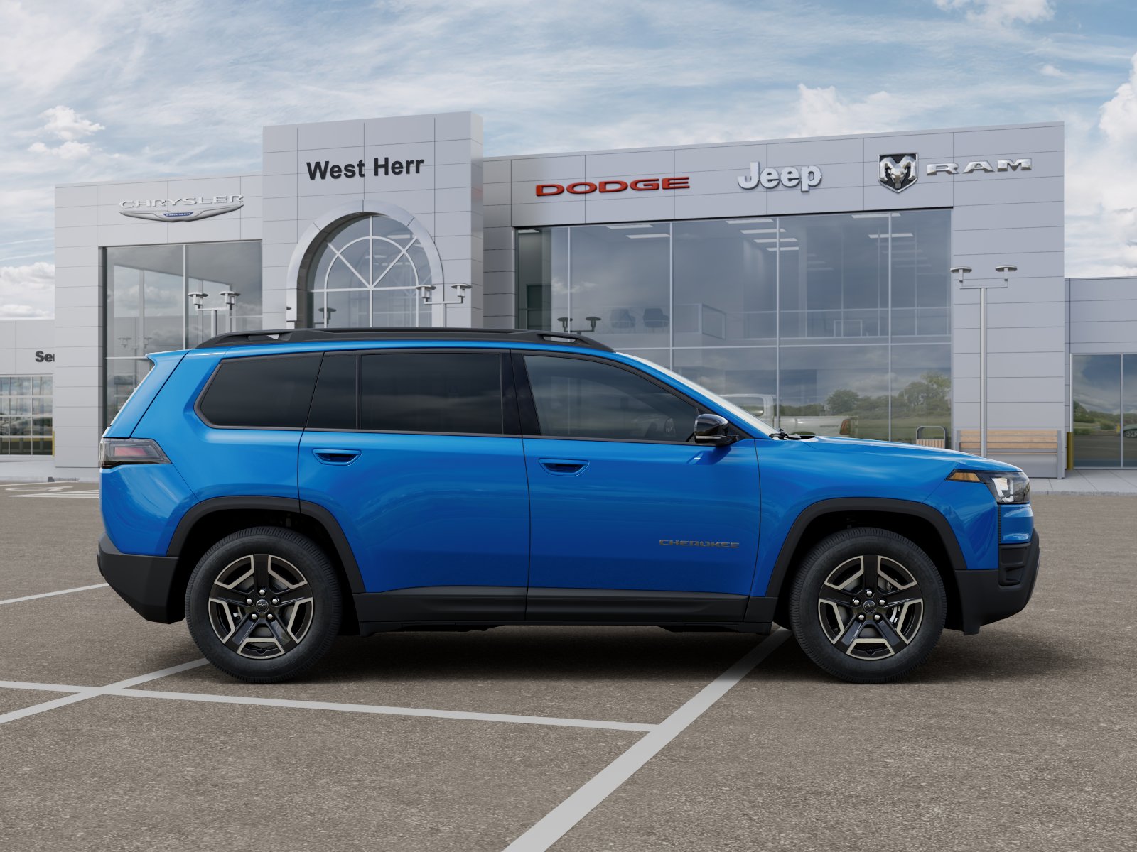 New 2026 Hydro Blue Pearl-Coat Exterior Paint Jeep CHEROKEE LIMITED 4X4 image 121
