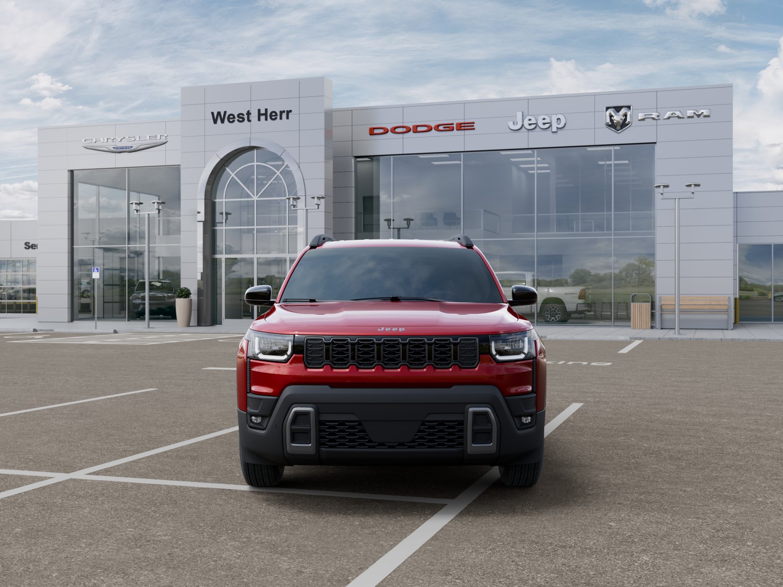 New 2026 Red Hot Pearl-Coat Exterior Paint Jeep CHEROKEE LAREDO 4X4 image 32