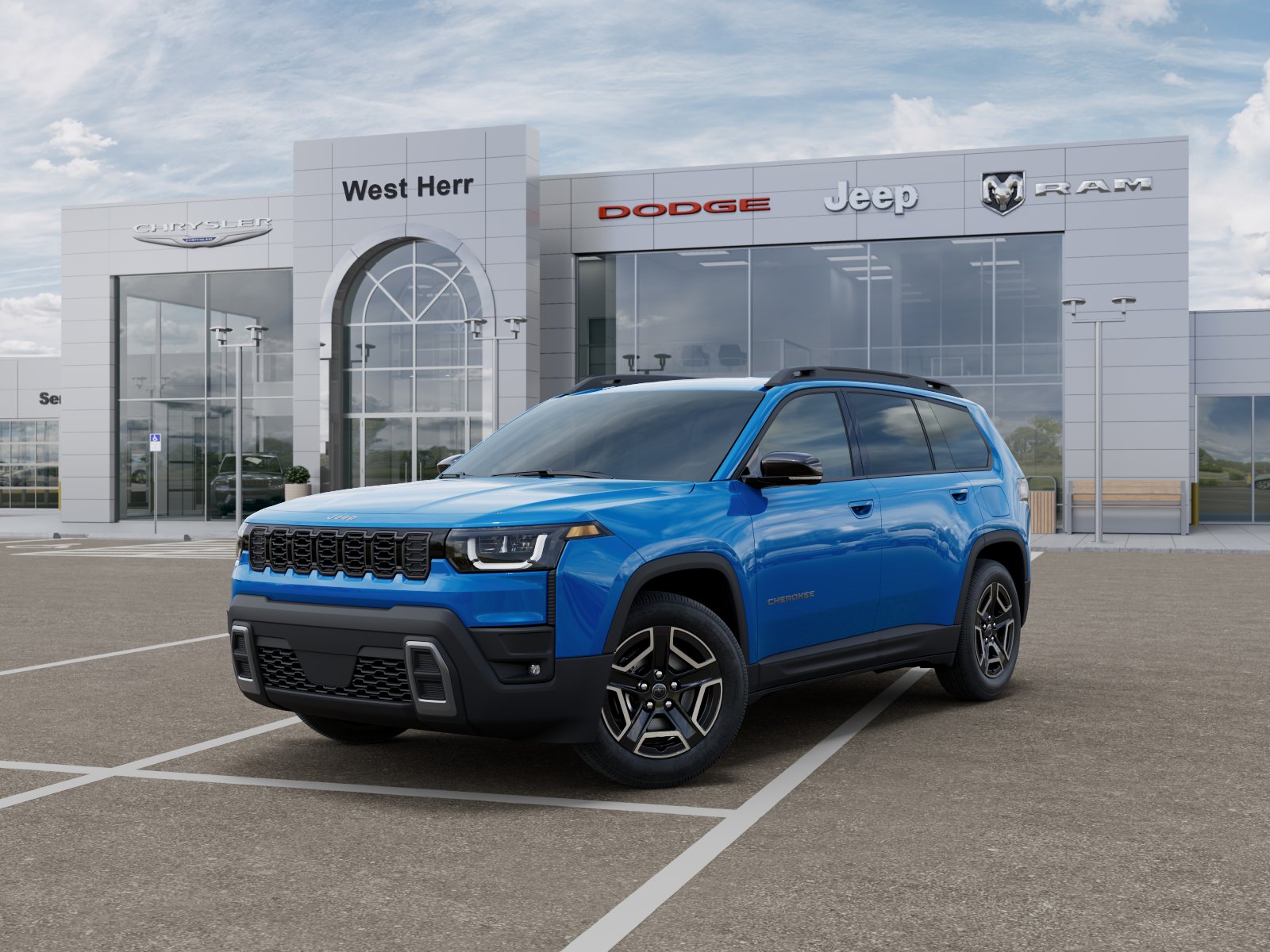 New 2026 Hydro Blue Pearl-Coat Exterior Paint Jeep Limited image 14