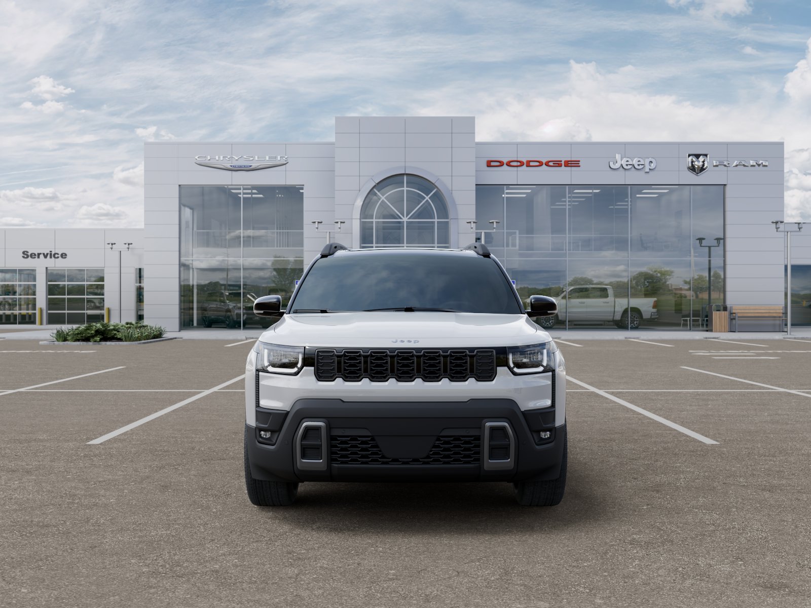 New 2026 Bright White Clear-Coat Exterior Paint Jeep Overland image 32