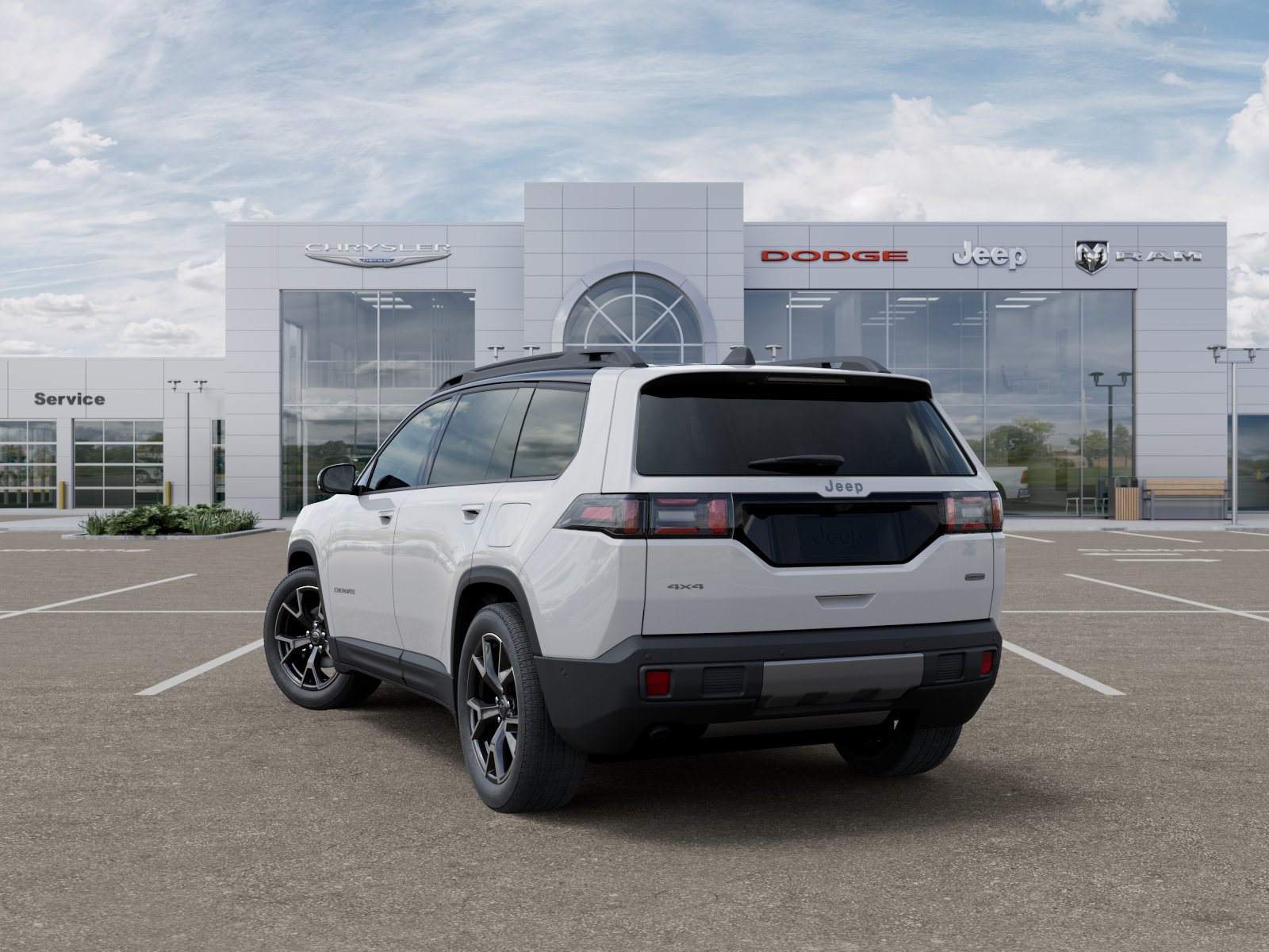 New 2026 Bright White Clear-Coat Exterior Paint Jeep Overland image 29