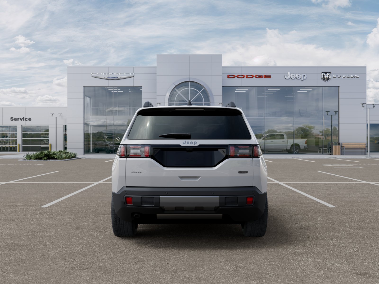 New 2026 Bright White Clear-Coat Exterior Paint Jeep Overland image 33