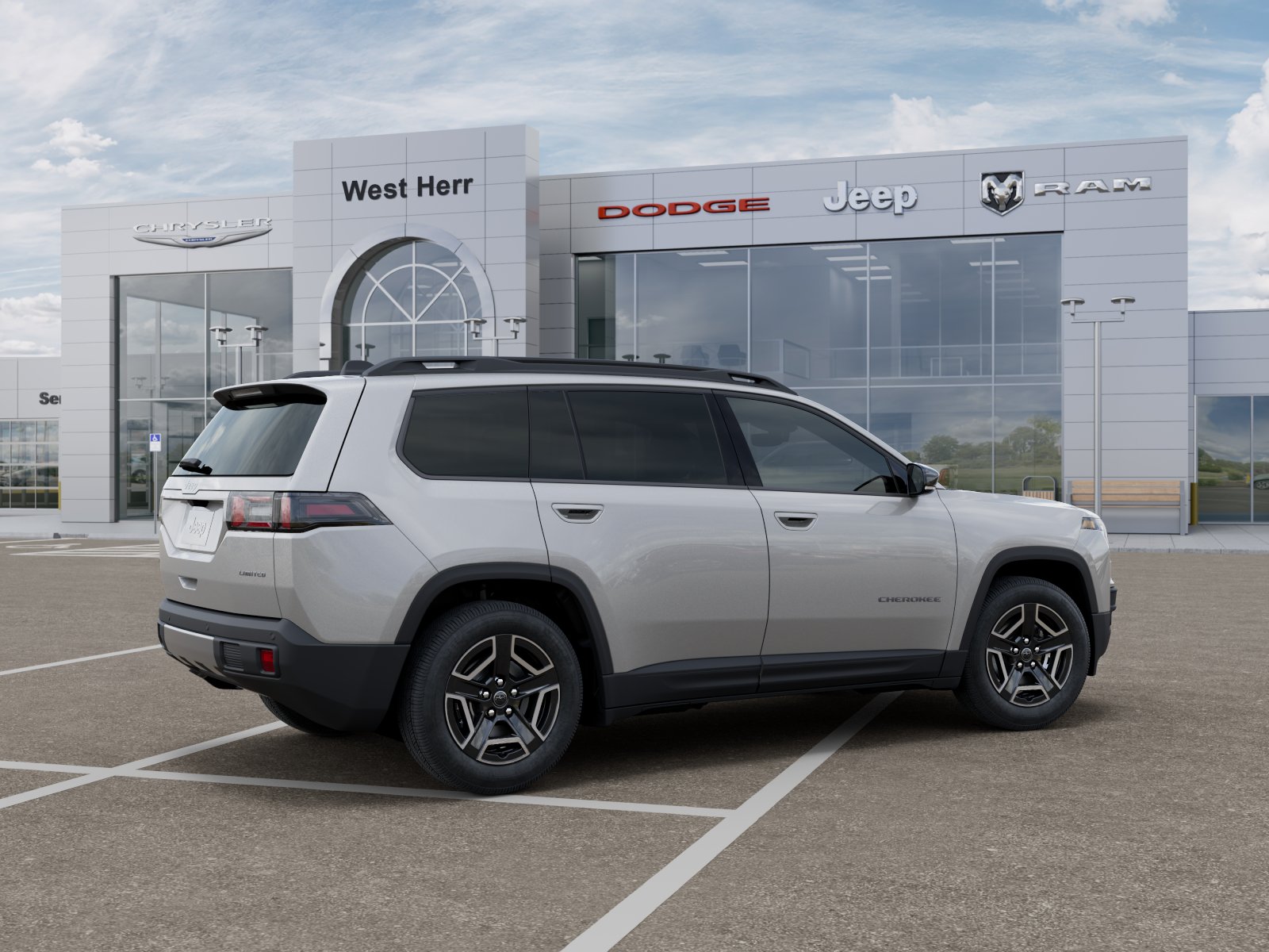 New 2026 Silver Zynith Clear-Coat Exterior Paint Jeep CHEROKEE LIMITED 4X4 image 104