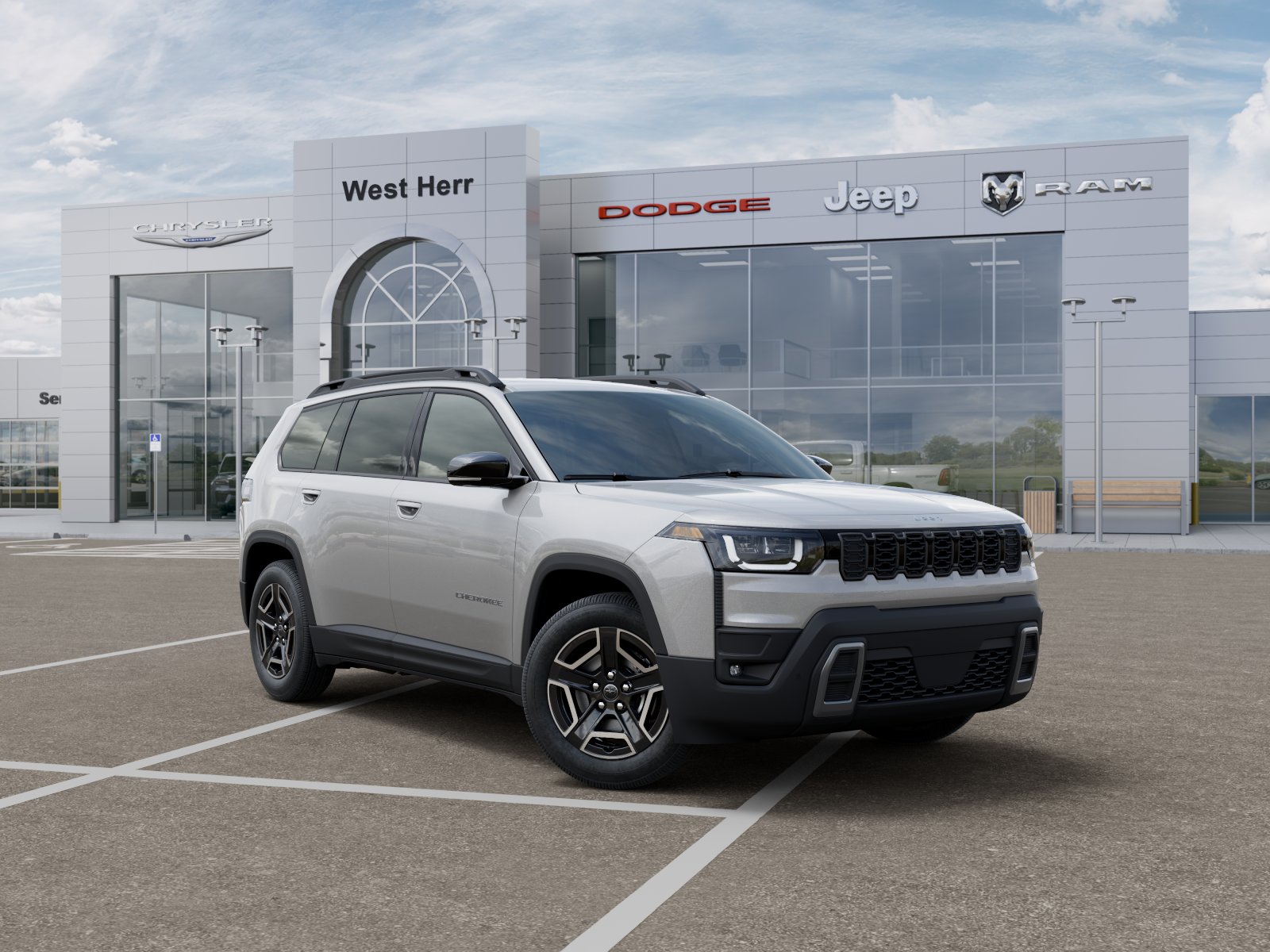 New 2026 Silver Zynith Clear-Coat Exterior Paint Jeep CHEROKEE LIMITED 4X4 image 105